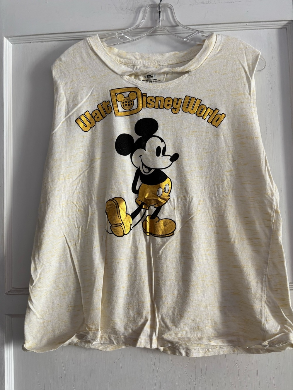 Disney Parks Walt Disney World Mickey Mouse Graphic Muscle Tee Top XL